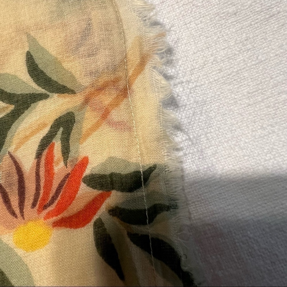 🍀LUCKY BRAND🍀 VINTAGE RAW HEM 100% COTTON TOP SIZE LARGE - Picture 3 of 6